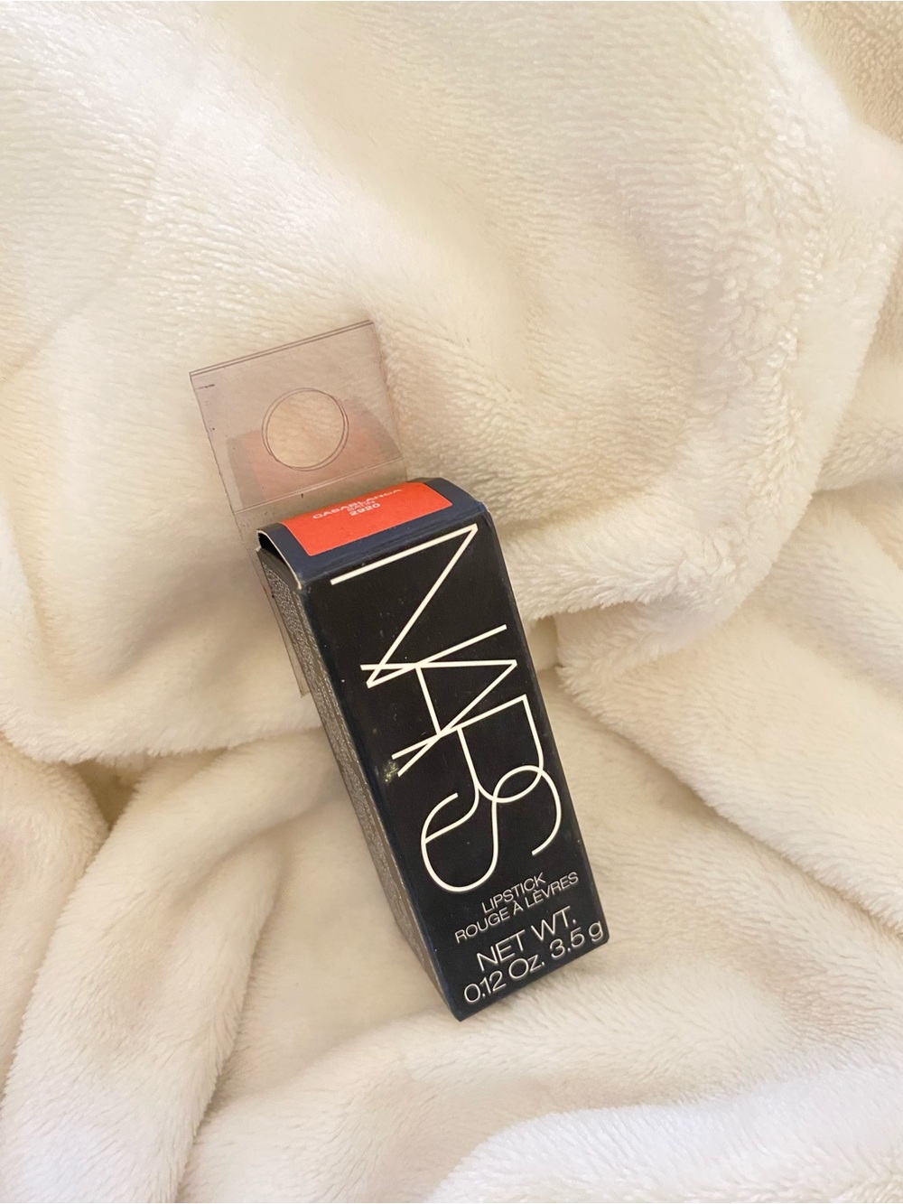 NARS Lipstick NEW- Vibrant Coral Orange Shade Casablanca